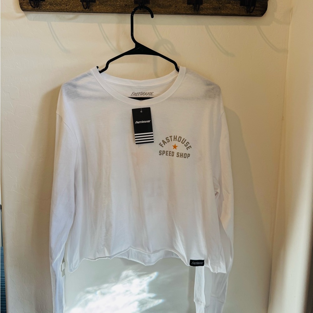 Fasthouse Star Women’s Crop Long Sleeve Tee Size 2XL NWT